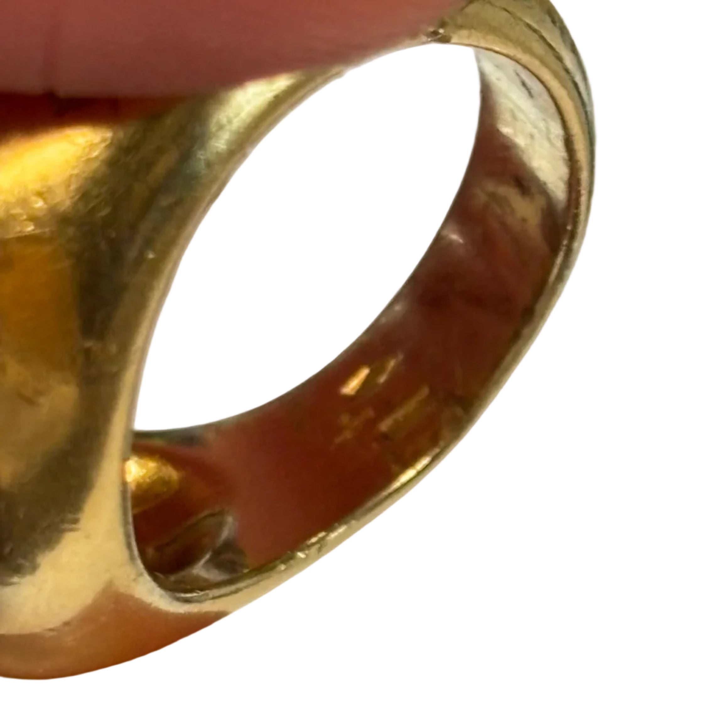 POMELLATO Bangle Ring in Yellow gold and labradorite