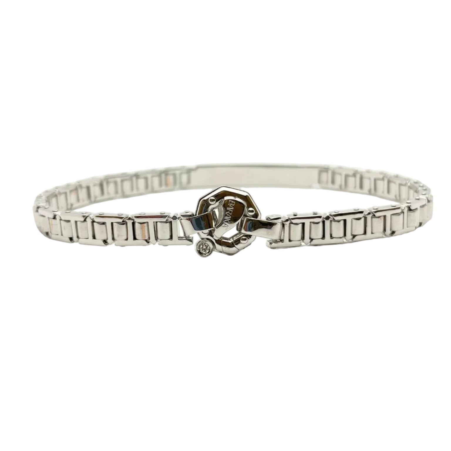 BARAKA Collection Bracelet in White Gold and Diamonds
