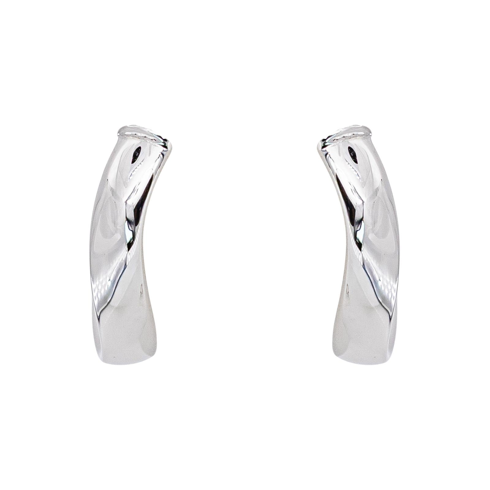 White gold Hoop earrings