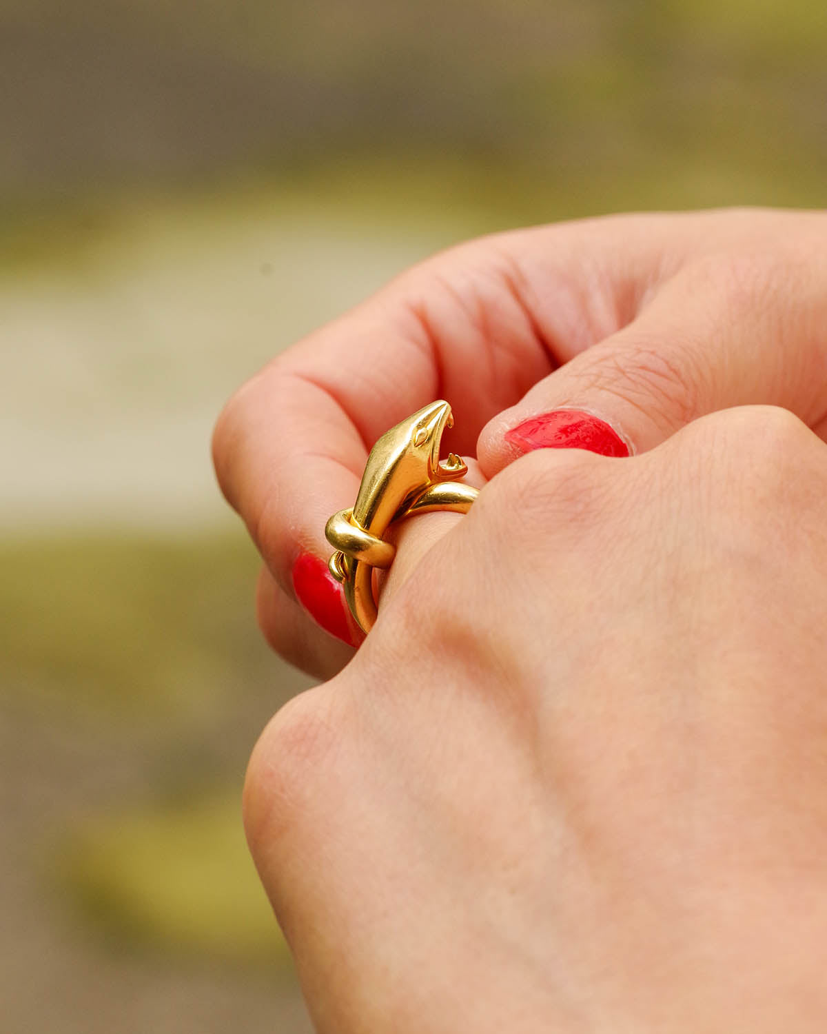 Bague Jonc BOUCHERON serpent en or