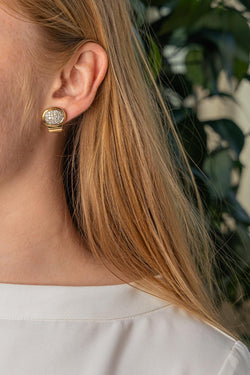 Boucles d'oreilles Or jaune Diamant