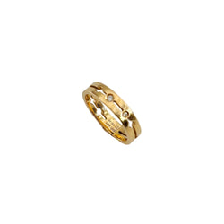 DINH VAN "Pulse" PM Ring in Rose gold and Diamonds