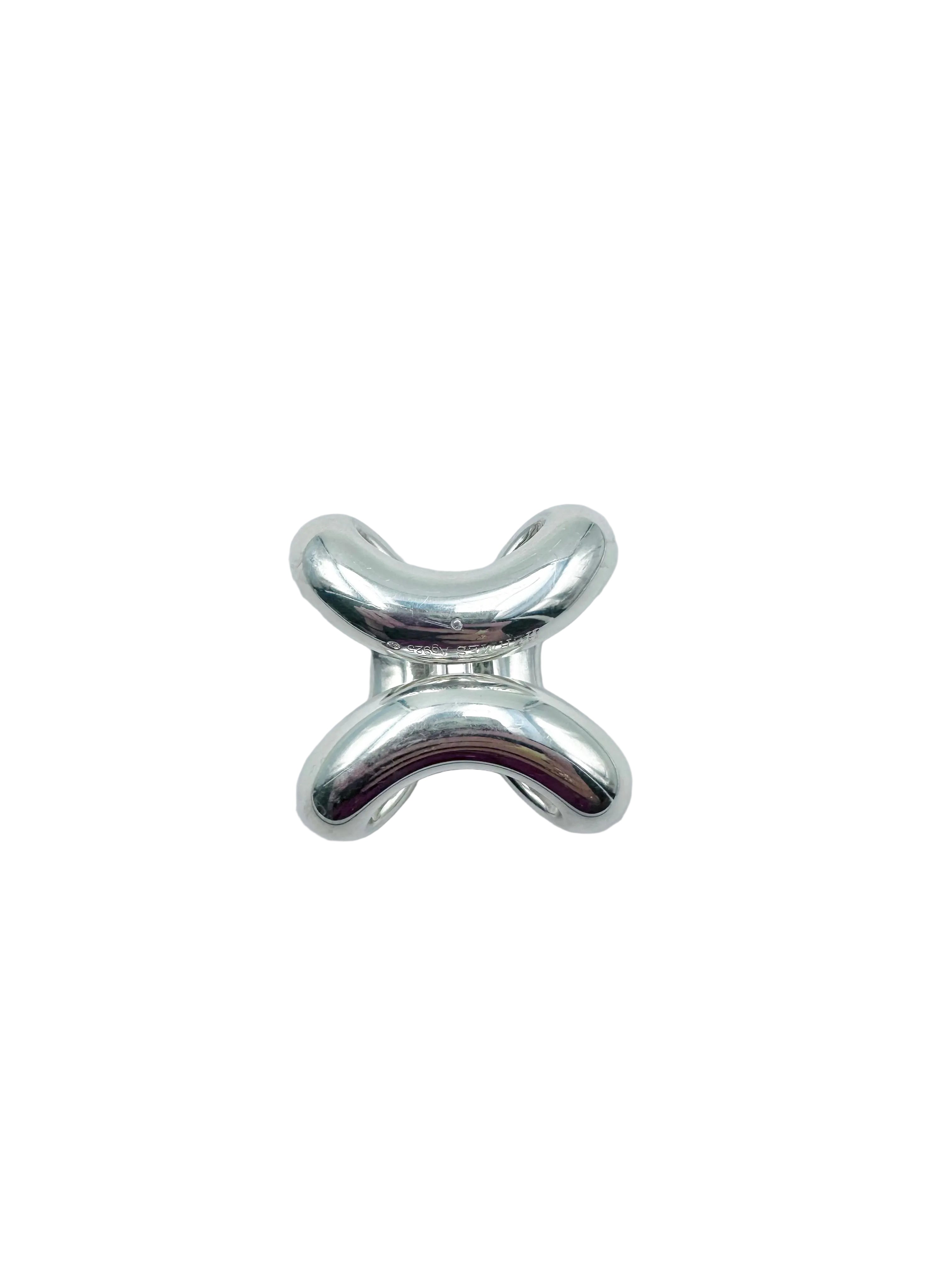 Necklace Pendant HERMÈS "Lima" in Silver