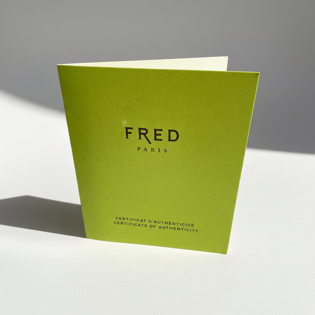 FRED "Hearts" band ring in white gold and diamonds