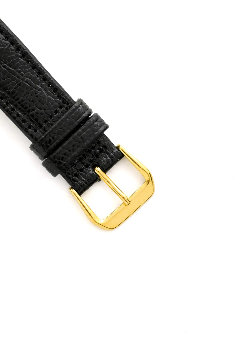 CHOPARD "Tank" Watch in Yellow gold and Leather