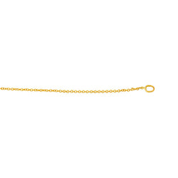 Yellow gold Sapphire Necklace