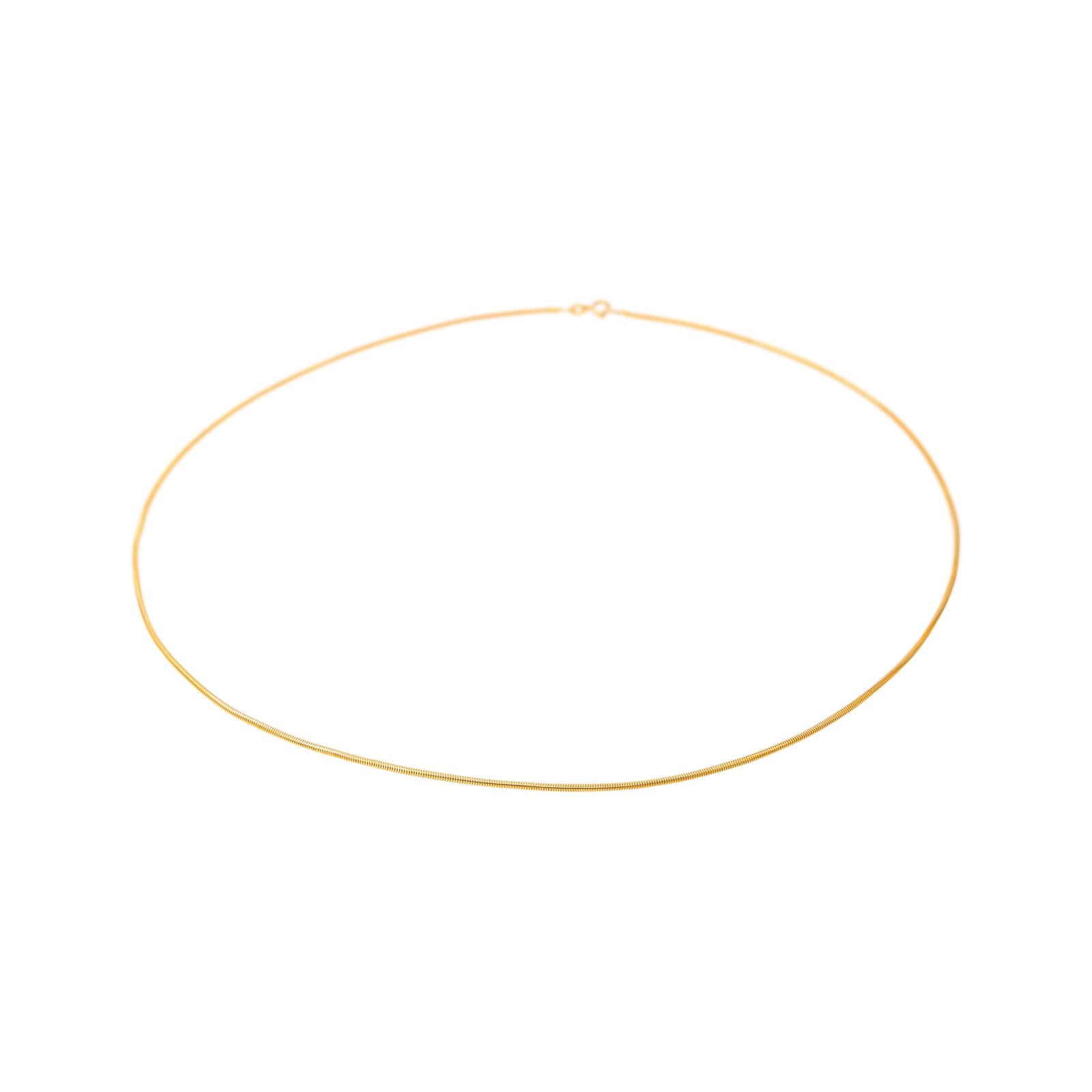 Yellow Gold Snake-Link Necklace