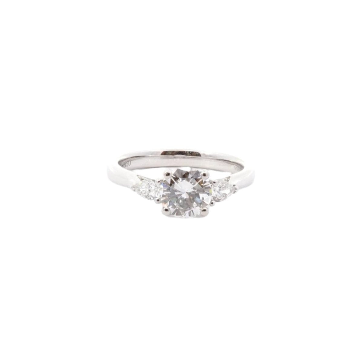 Bague diamant 1,11cts G/10X en platine