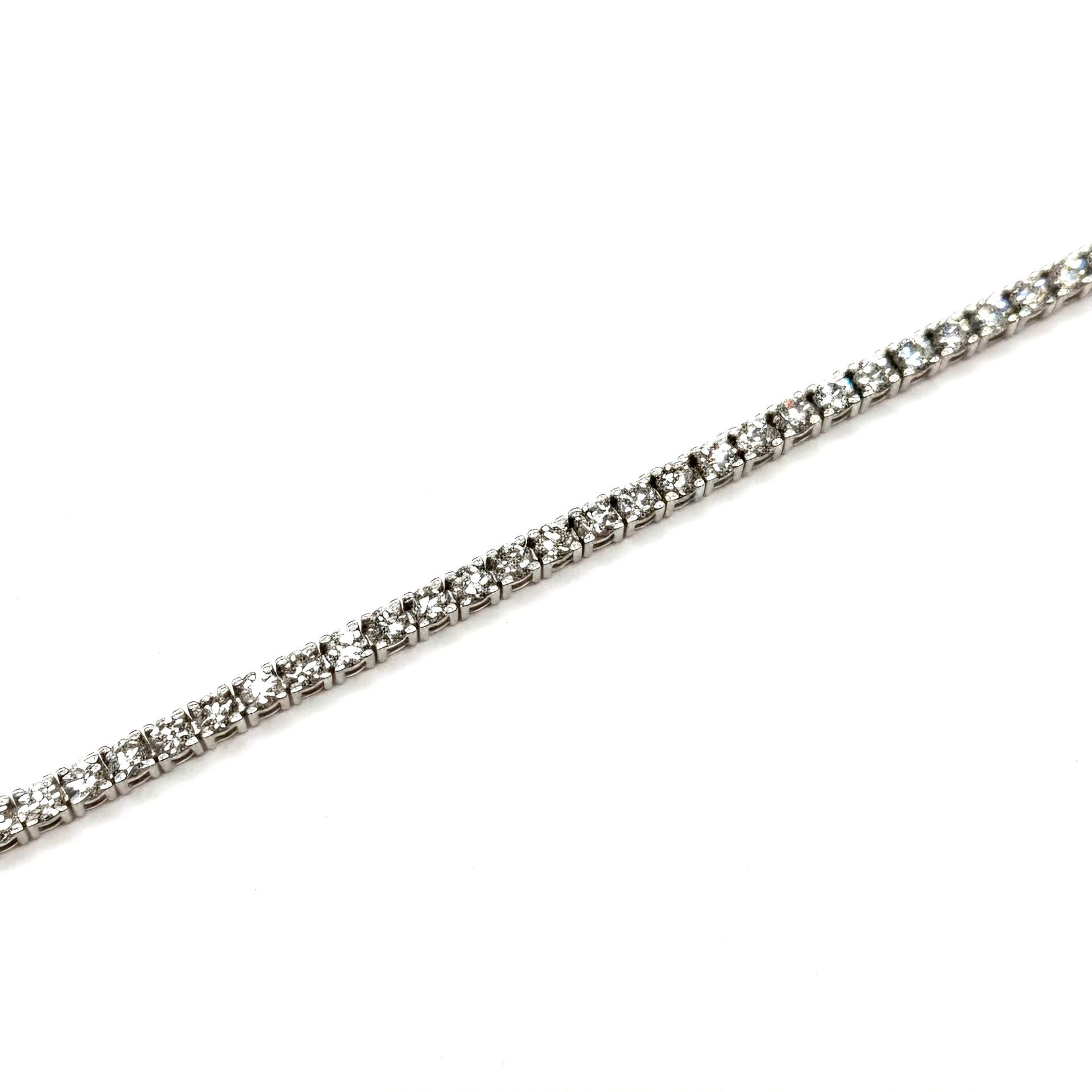 Bracelet Ligne en or blanc et diamants