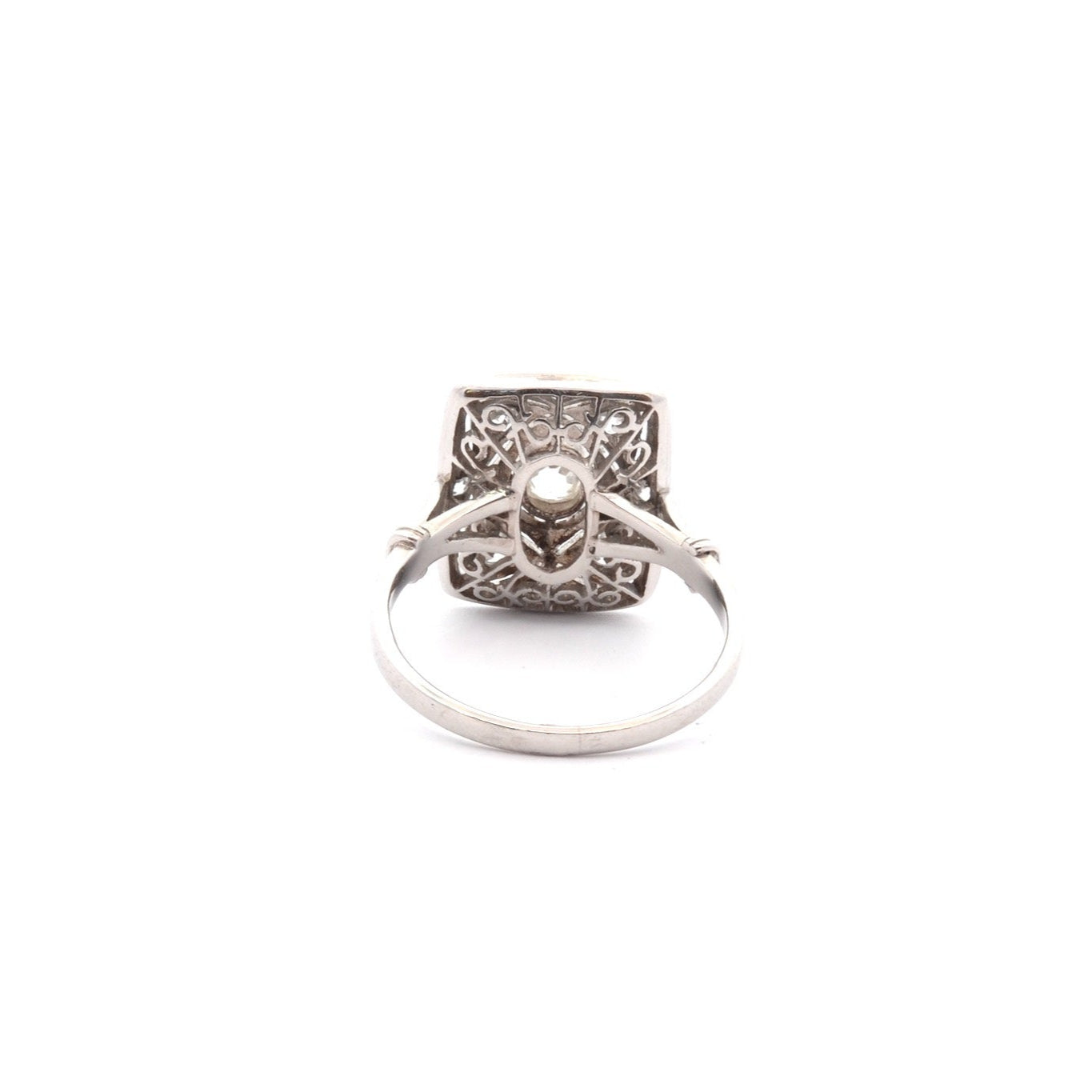 Bague art déco en diamants