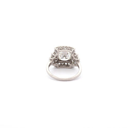 Bague art déco diamant H/VVS2 de 1,85cts