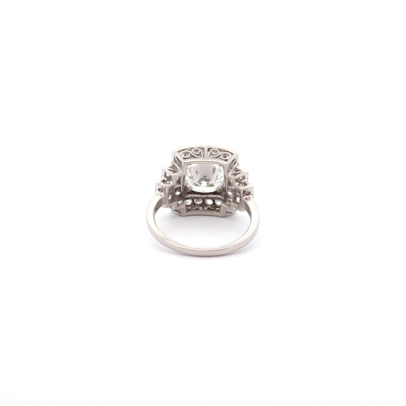Bague art déco diamant H/VVS2 de 1,85cts