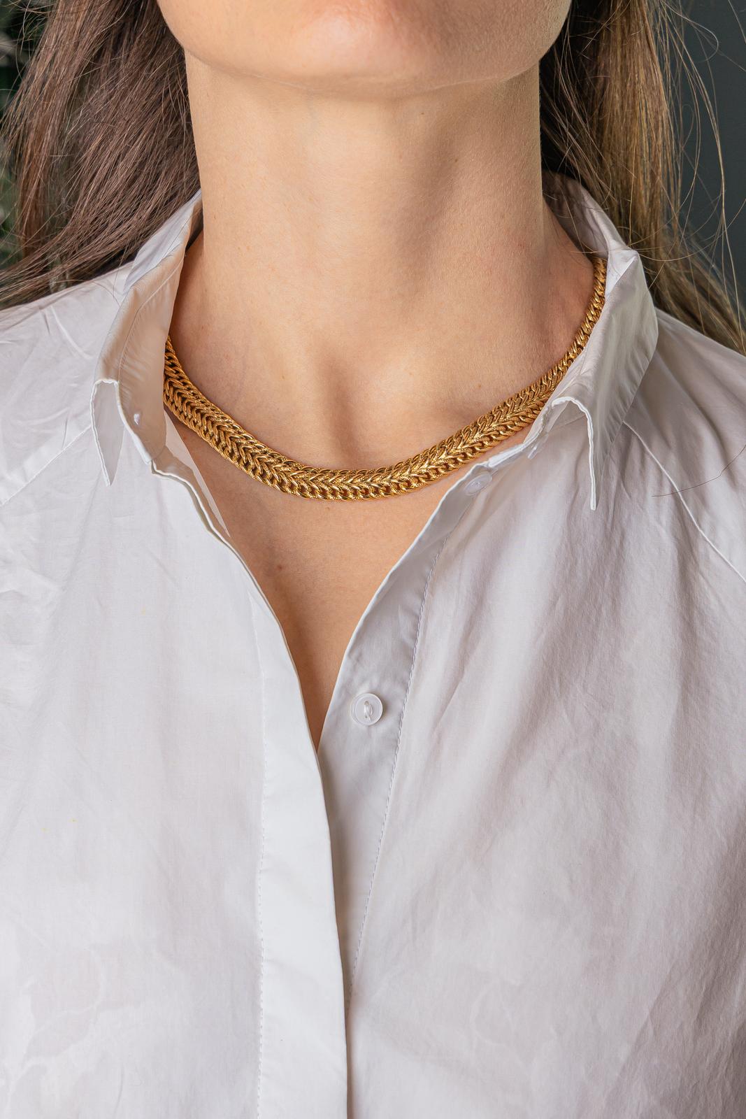 Yellow Gold Link Necklace