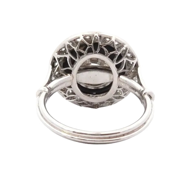 Ring vintage diamond of 1.66cts L/VVS2