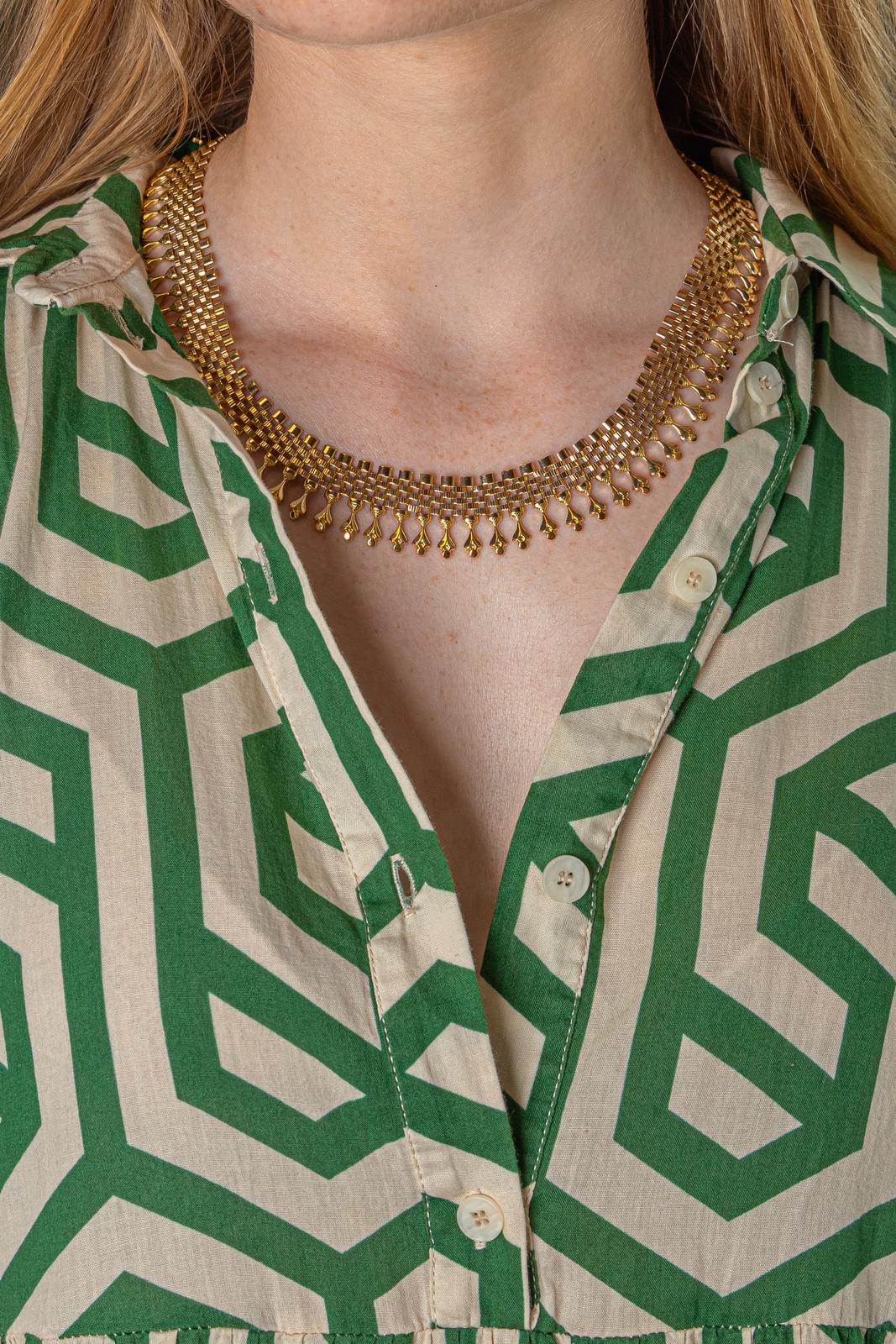 Yellow gold necklace