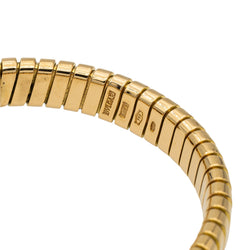 Bracelet Bulgari maille Tubogas , Or jaune et Diamants
