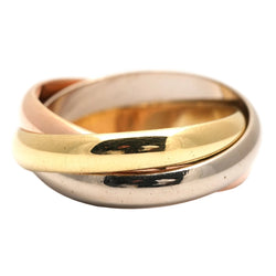 CARTIER "Trinity" Wedding band in white gold, yellow gold, and rose gold