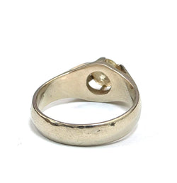 White Gold Solitaire Ring with Diamond