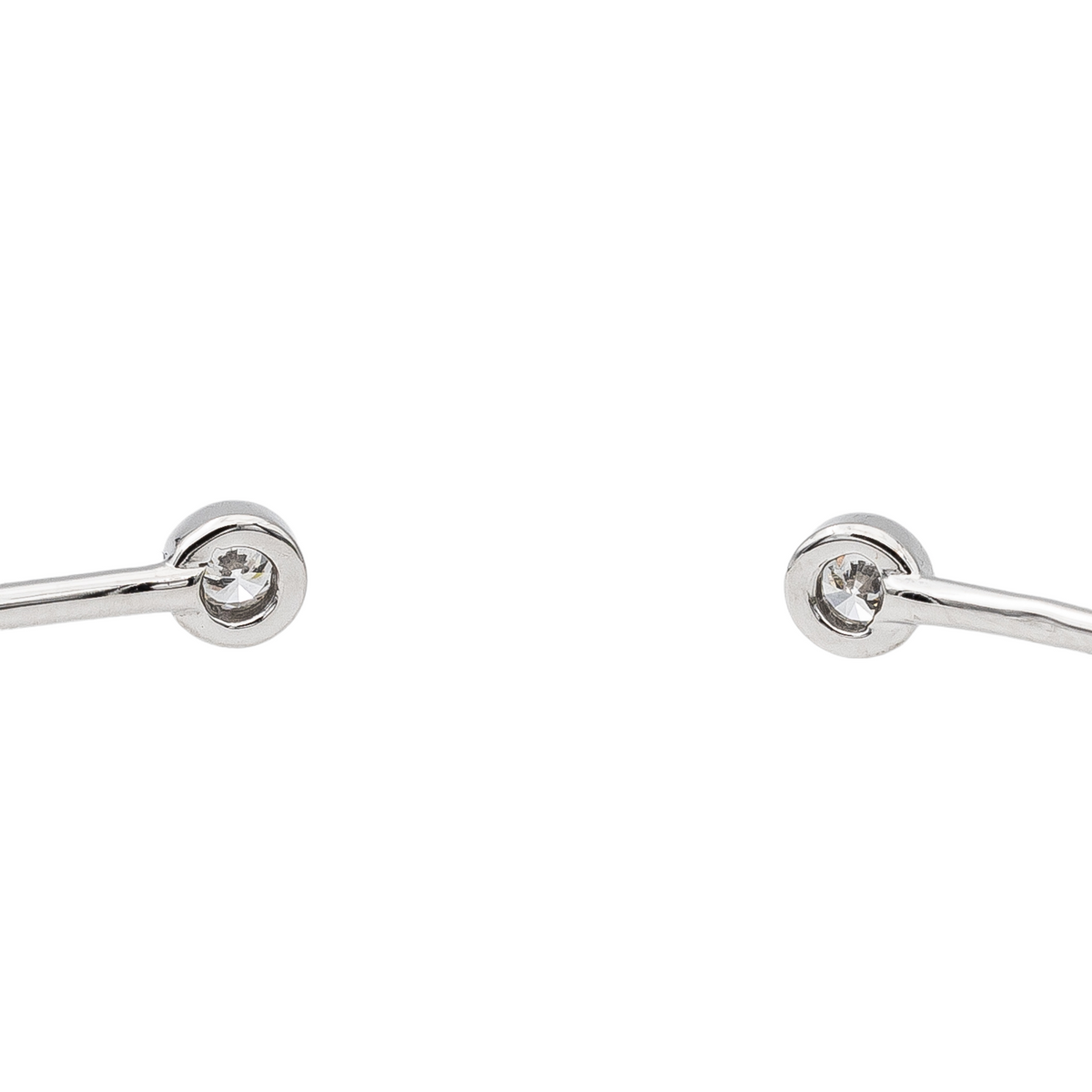 White Gold Diamond Bangle Bracelet