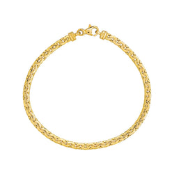 Bracelet Maille haricot Or jaune