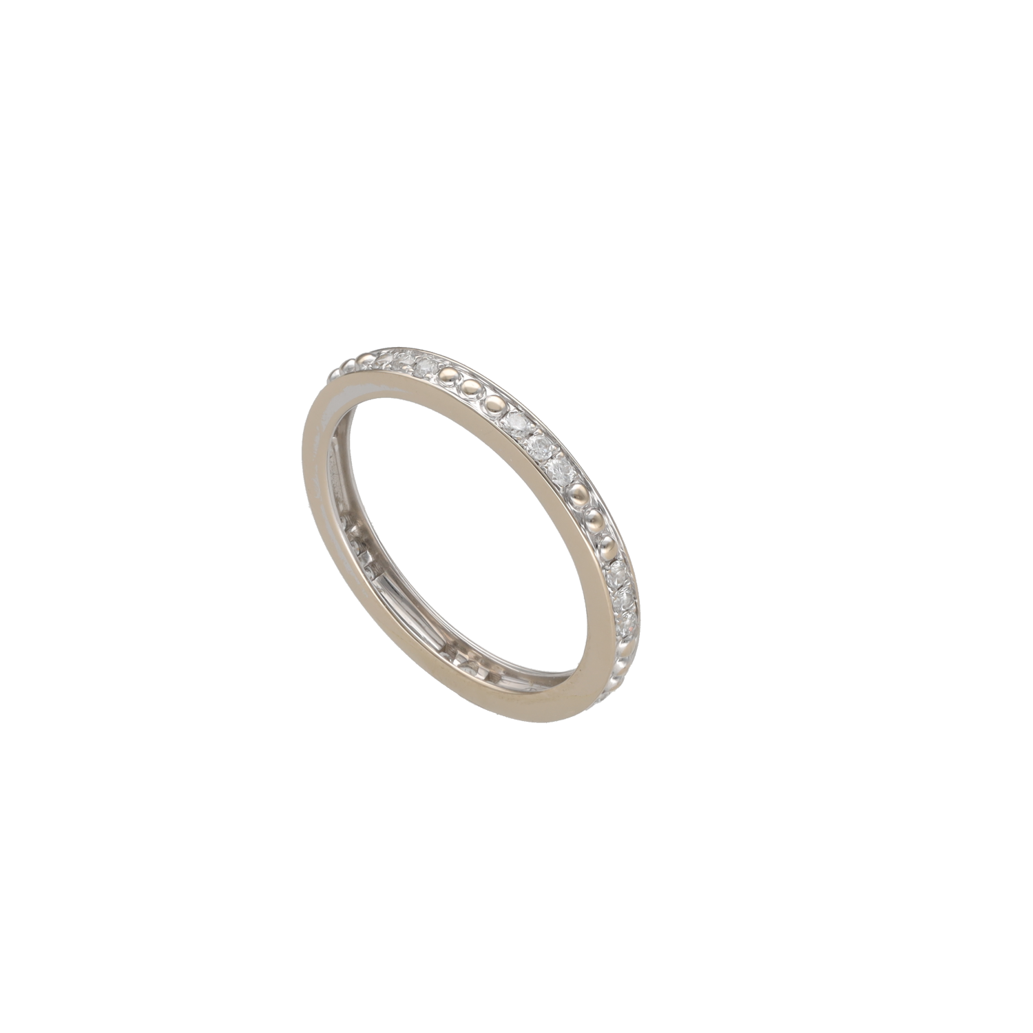 MAUBOUSSIN Wedding Band in White Gold and Diamonds