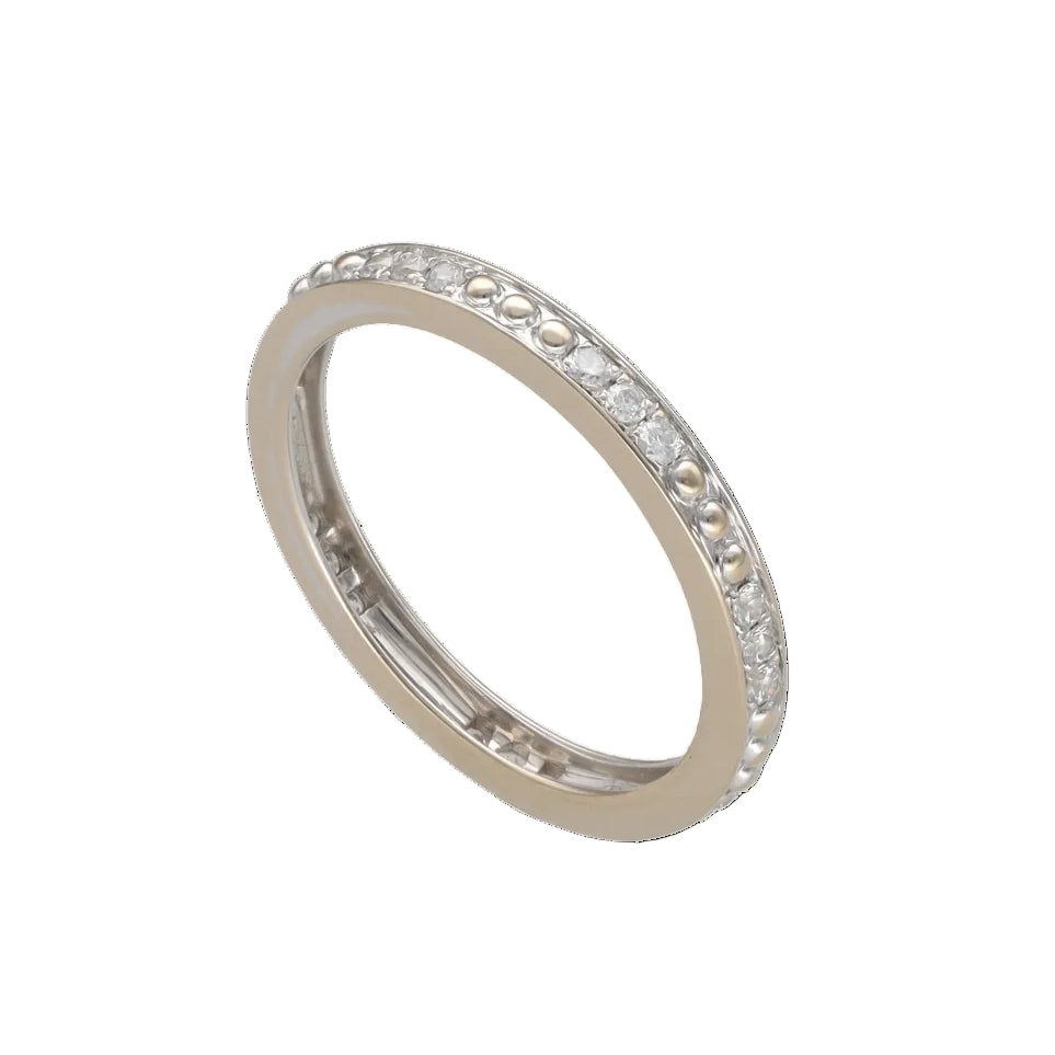 Bague Alliance MAUBOUSSIN en or blanc et diamants