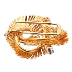 Brooch Mellerio in 18k gold and diamonds
