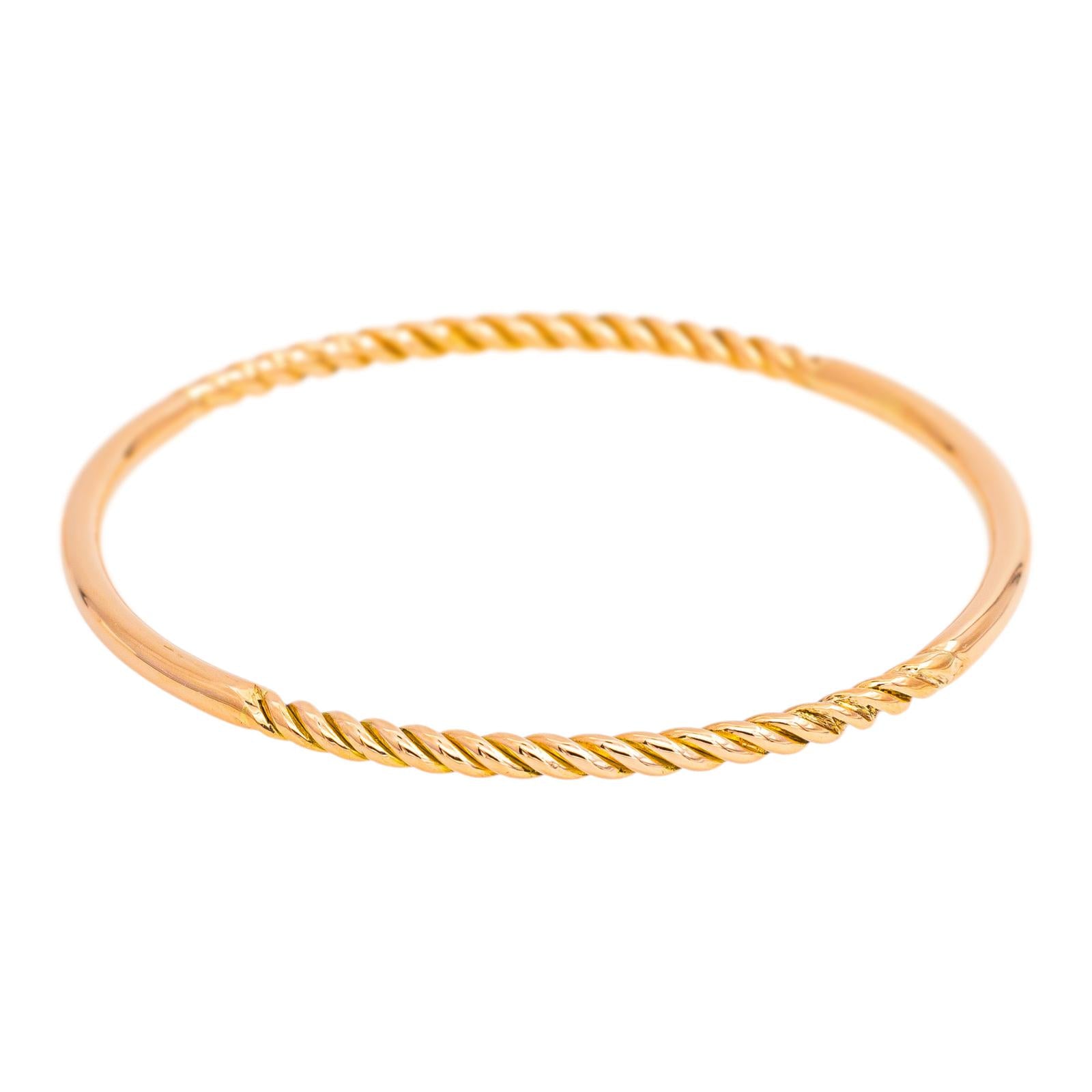 Rose Gold Bangle Bracelet