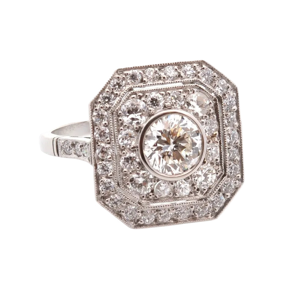 Bague diamant de 0,89ct I/VVS2