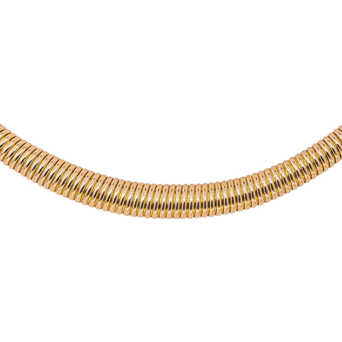 Collier maille Tubogas Or rose