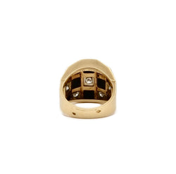 Ring Van Cleef and Arpels check pattern