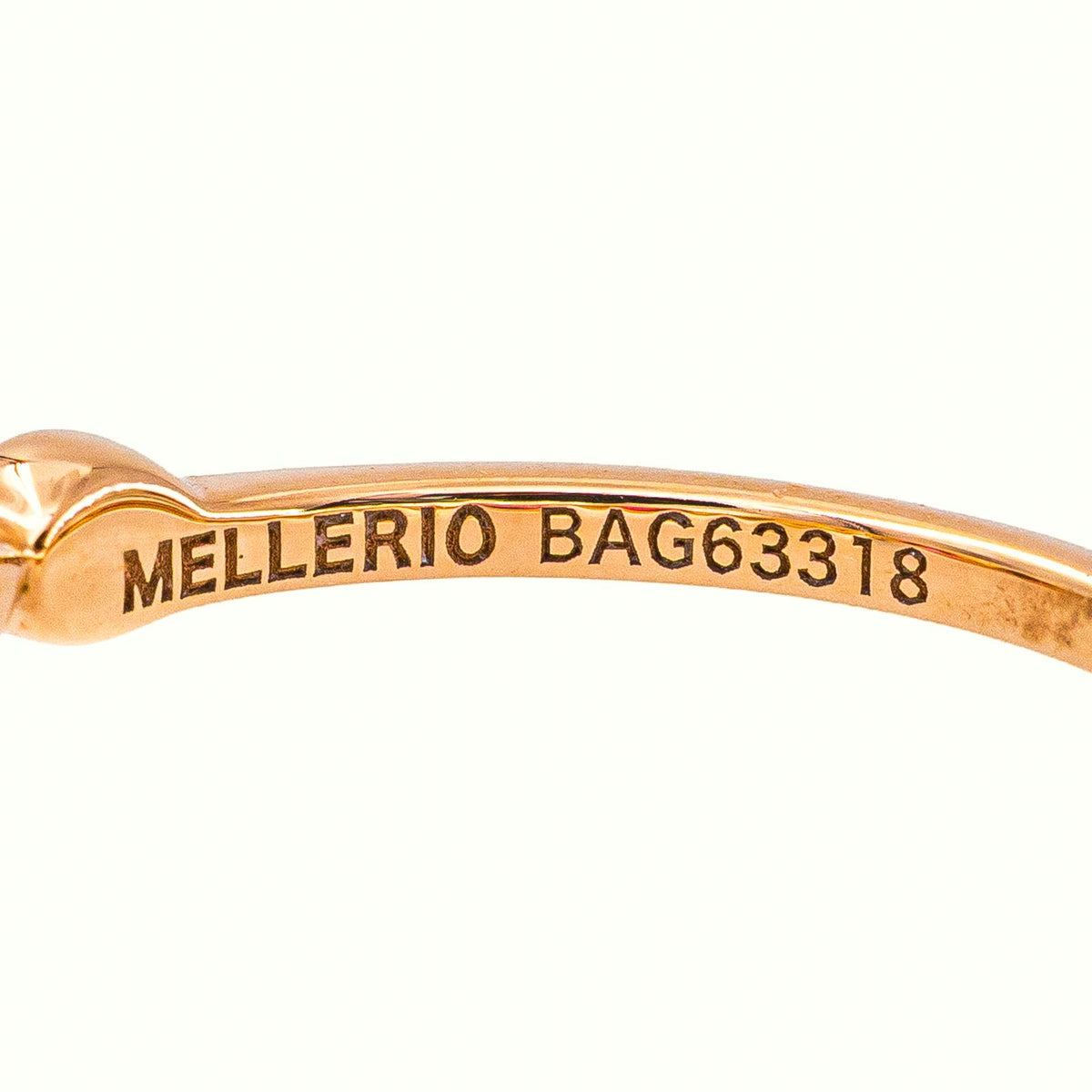 Mellerio Indra Rose Ring, Rose gold with Sapphire
