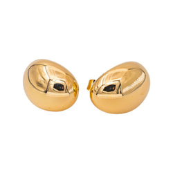 Yellow gold earrings