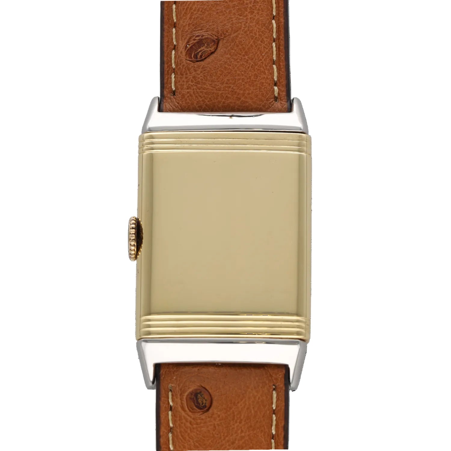 JAEGER-LECOULTRE "Reverso" Watch in Yellow gold, Stainless Steel, and Leather