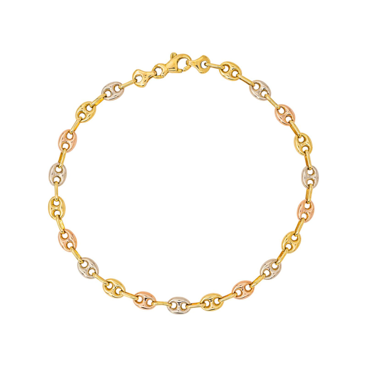 Bracelet Grain de café Or jaune