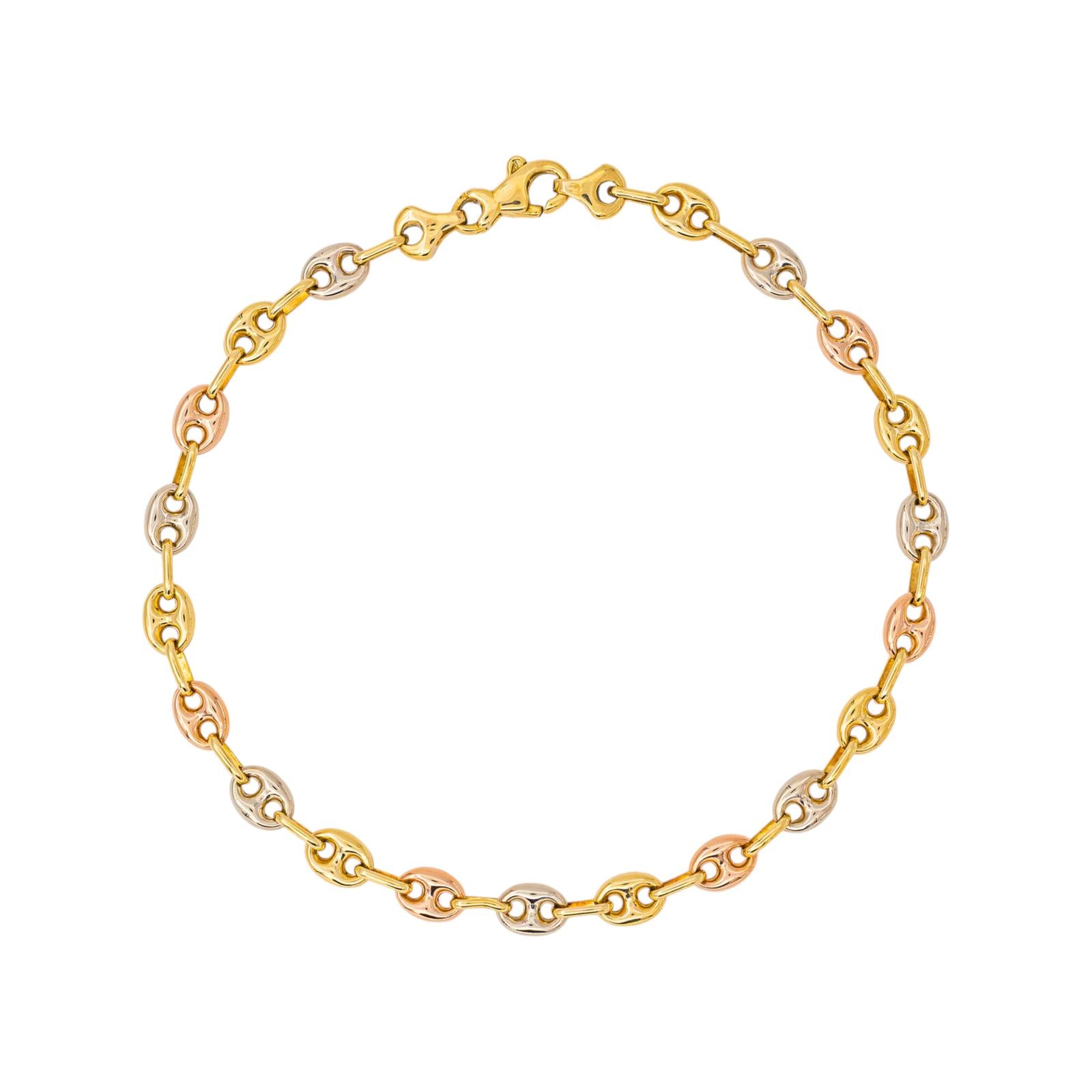 Bracelet Grain de café Or jaune