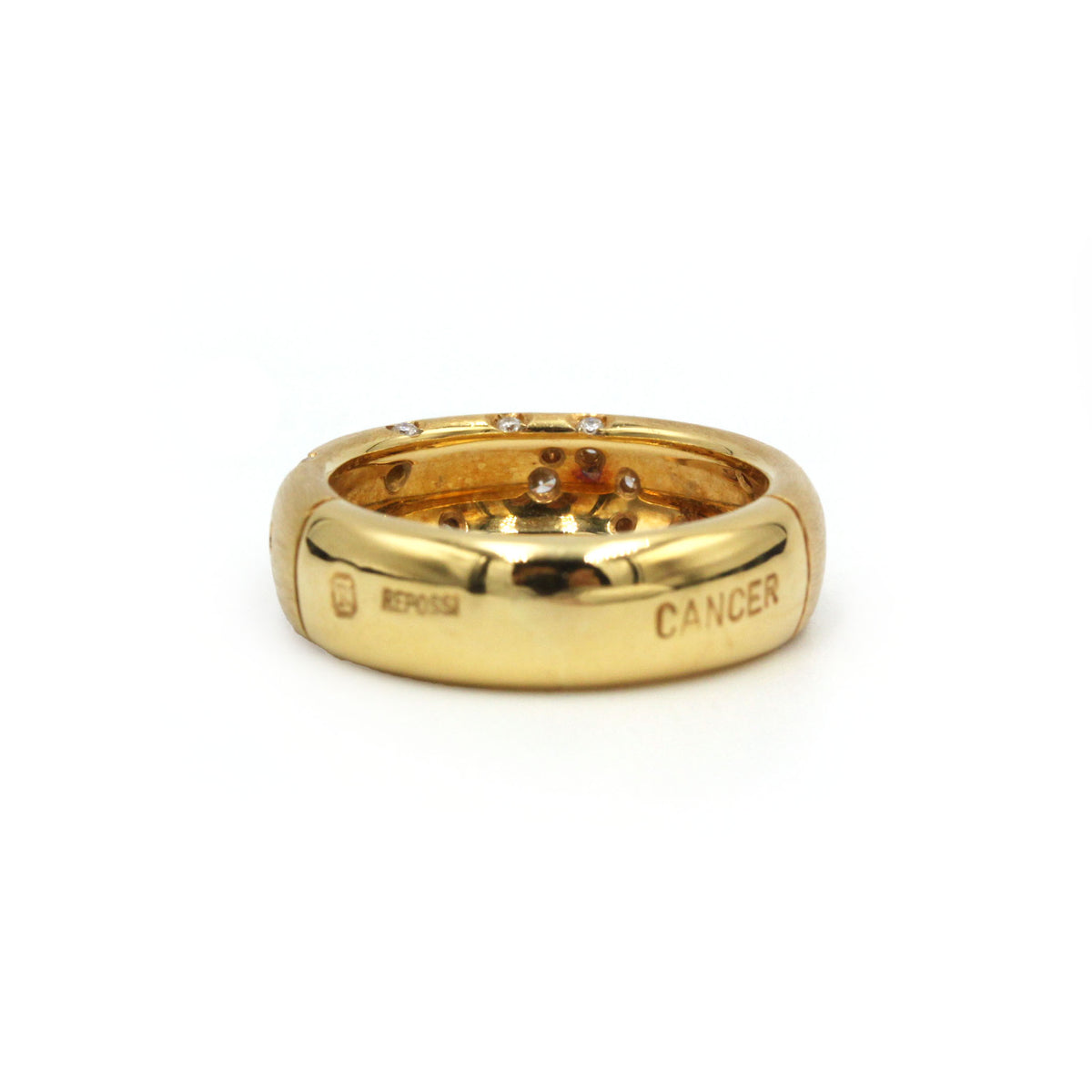 Bague Bandeau REPOSSI Astrale en or jaune et diamants