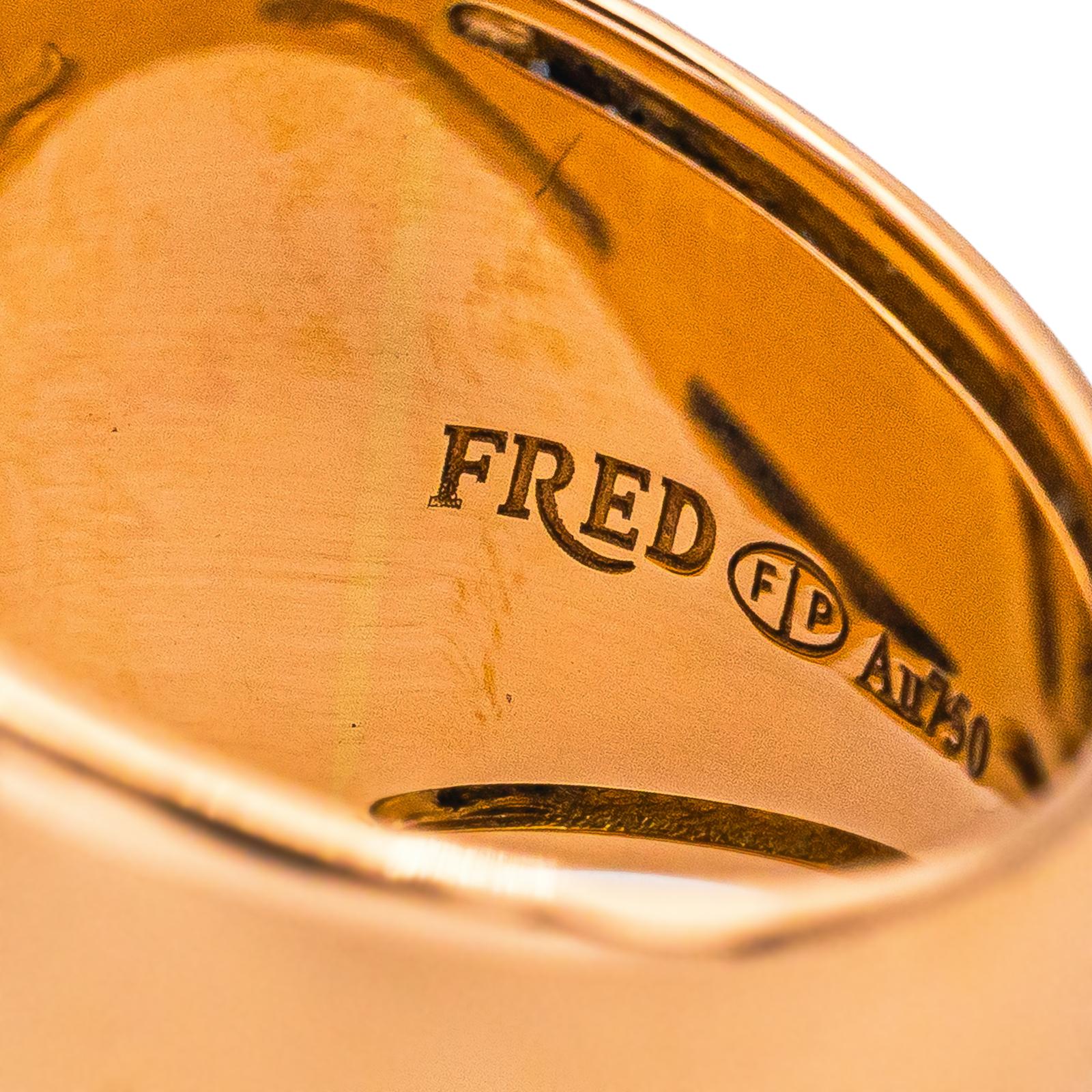 Fred Sugar Loaf Ring Rose gold Amethyst