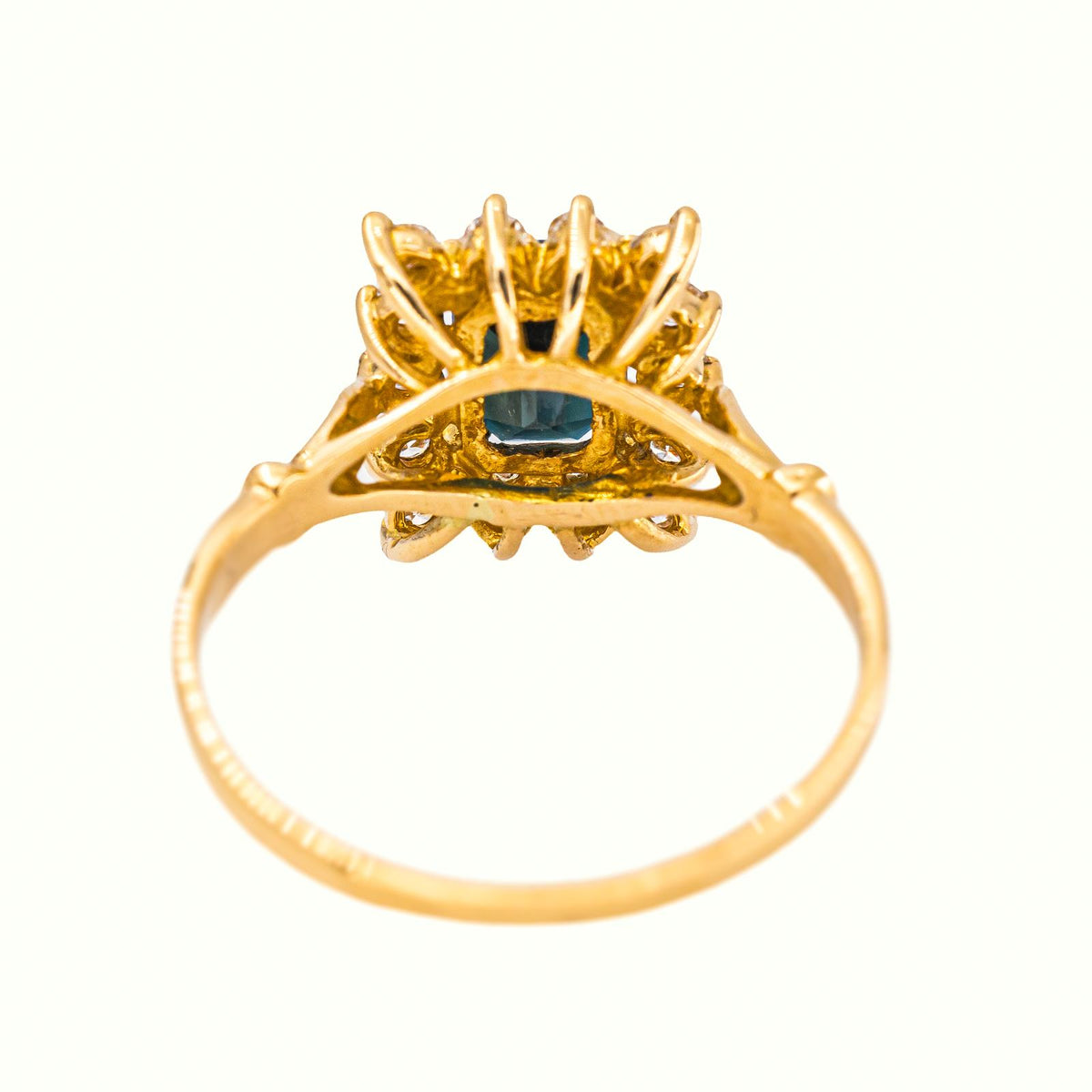 Yellow Gold Sapphire Ring