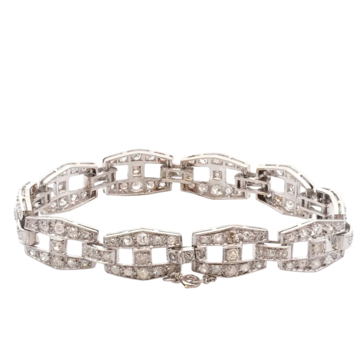 Bracelet art déco en diamants