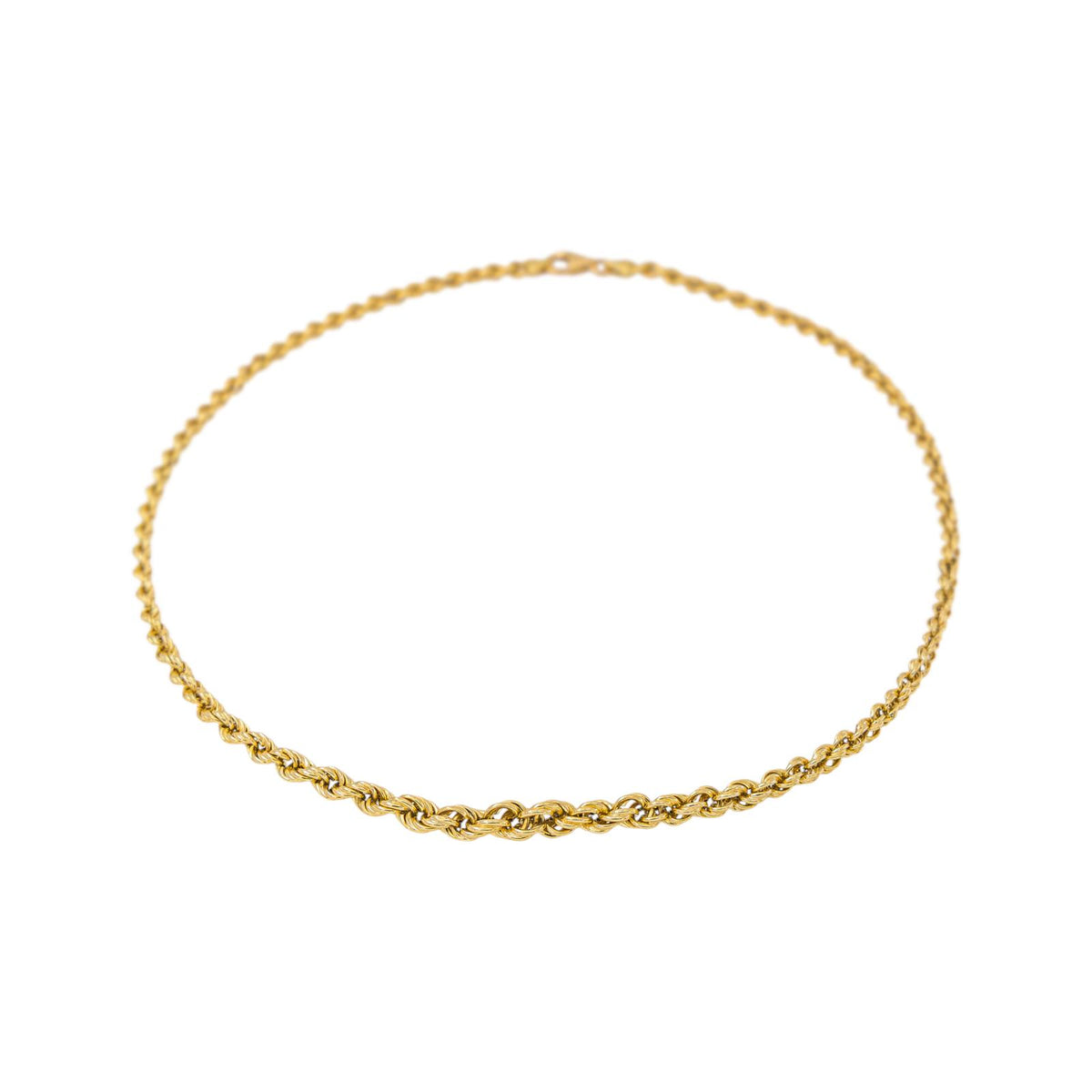 Collier Maille Corde Or jaune