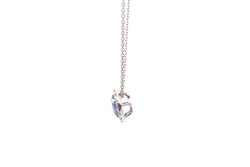 Collier saphir de 1,28cts et diamants