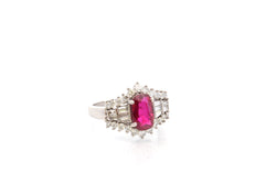 Bague rubis Birman non chauffé de 2,16cts