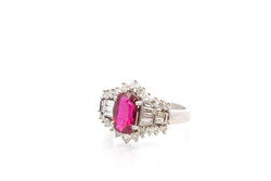 Bague rubis Birman non chauffé de 2,16cts
