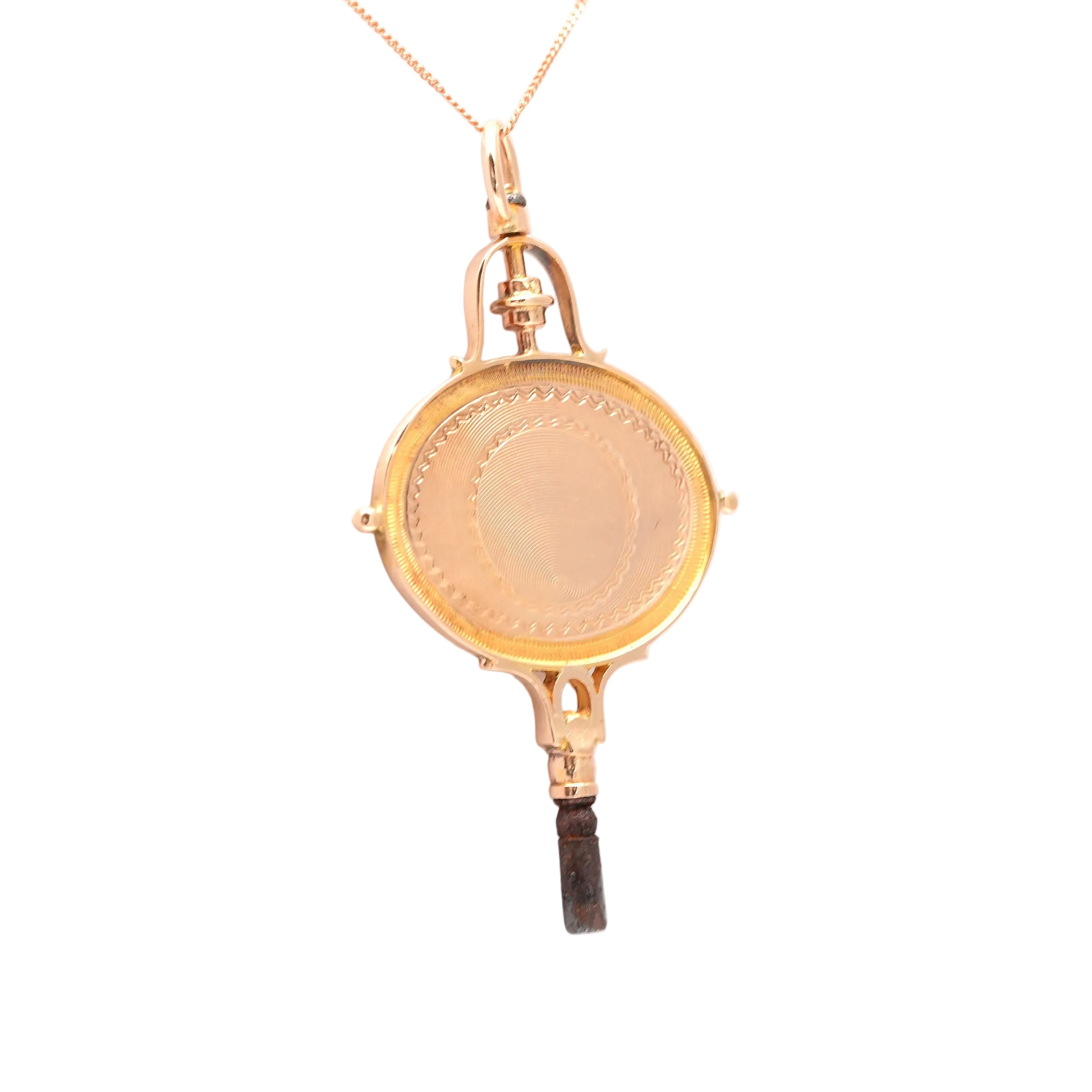 Yellow gold pendant