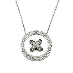 Necklace Pendant VAN CLEEF & ARPELS "Boutonnière" in White gold and Diamonds