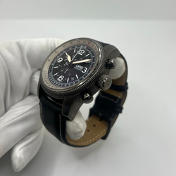 ORIS "Big Crown X1 Calculator" Watch in Steel and Leather