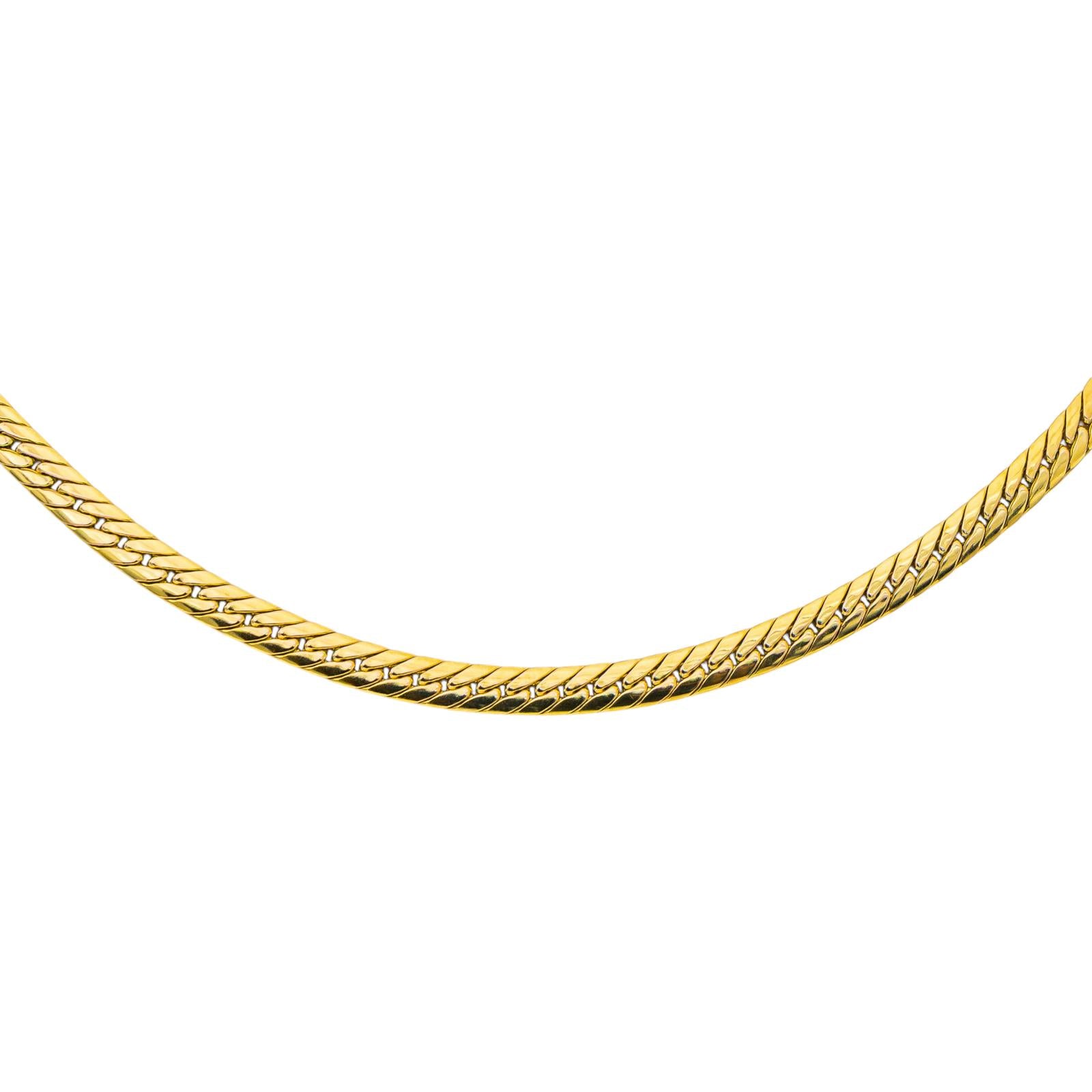 Collier Maille anglaise Or jaune