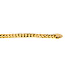Yellow Gold Curb Chain Necklace