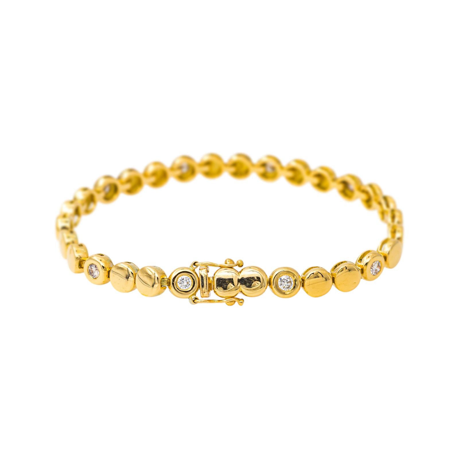 Bracelet Or jaune Diamant
